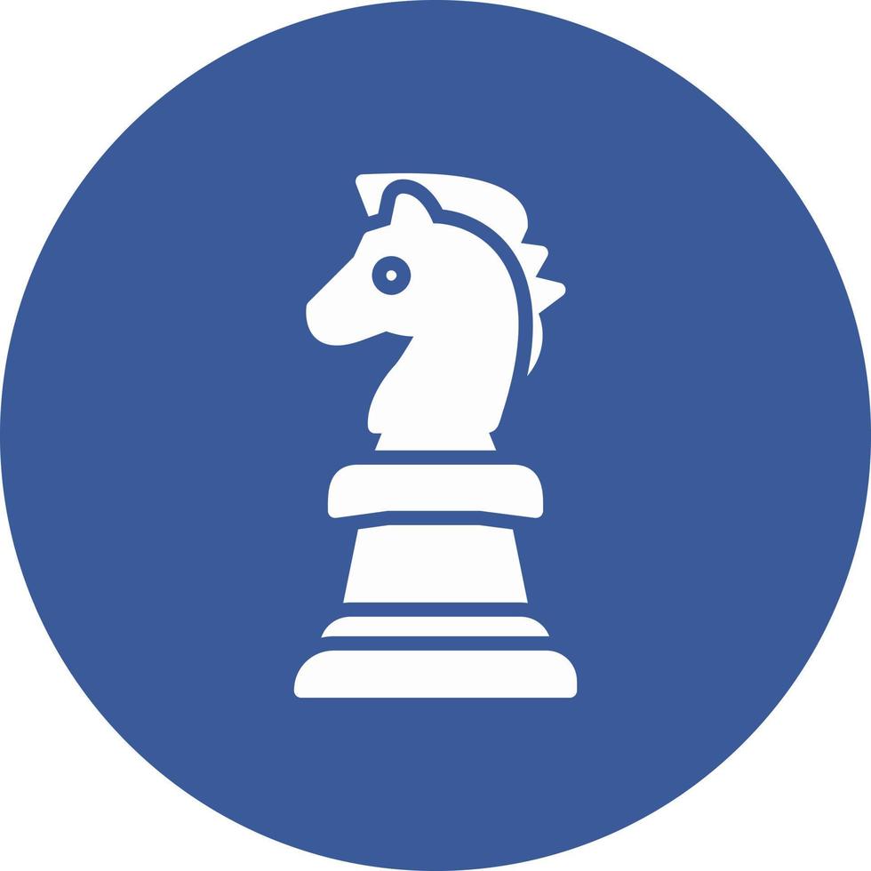 schack riddare vektor ikon