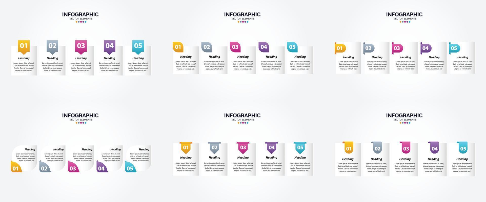 vektor illustration infographics platt design uppsättning för reklam broschyr flygblad och tidskrift