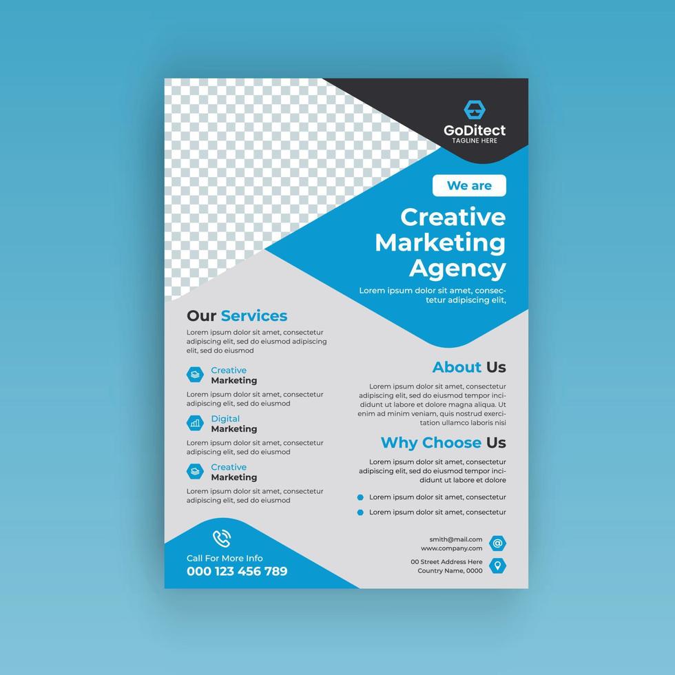 kreative Post und Banner für digitale Marketingmedien für Firmenkunden vektor