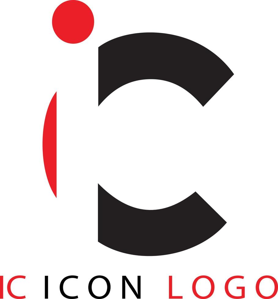 ic ikon logotyp vektor