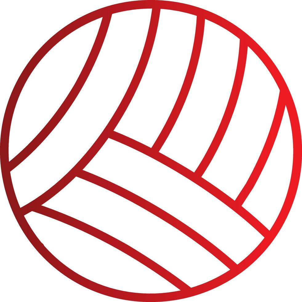 Volleyball-Vektor-Symbol vektor