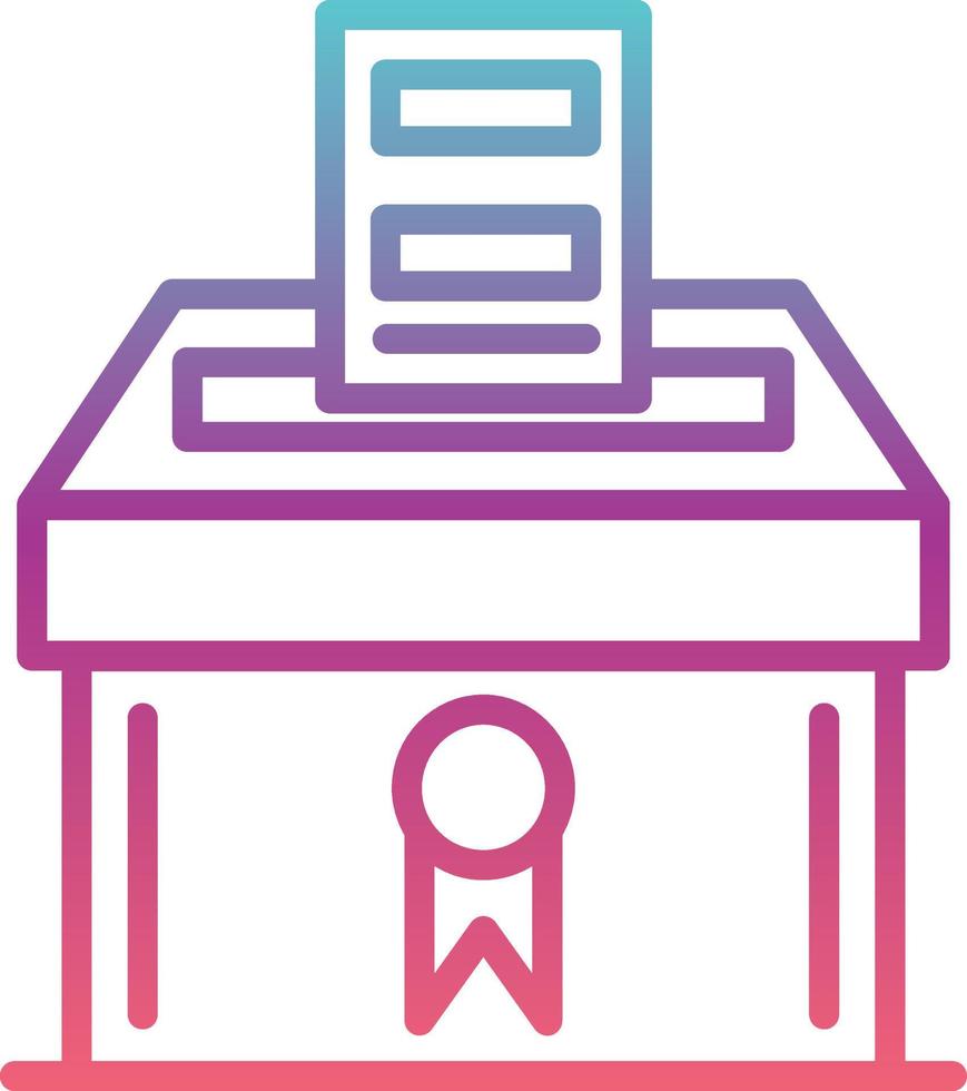 Polling-Vektor-Symbol vektor