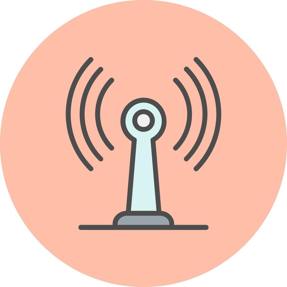 radio antenn vektor ikon