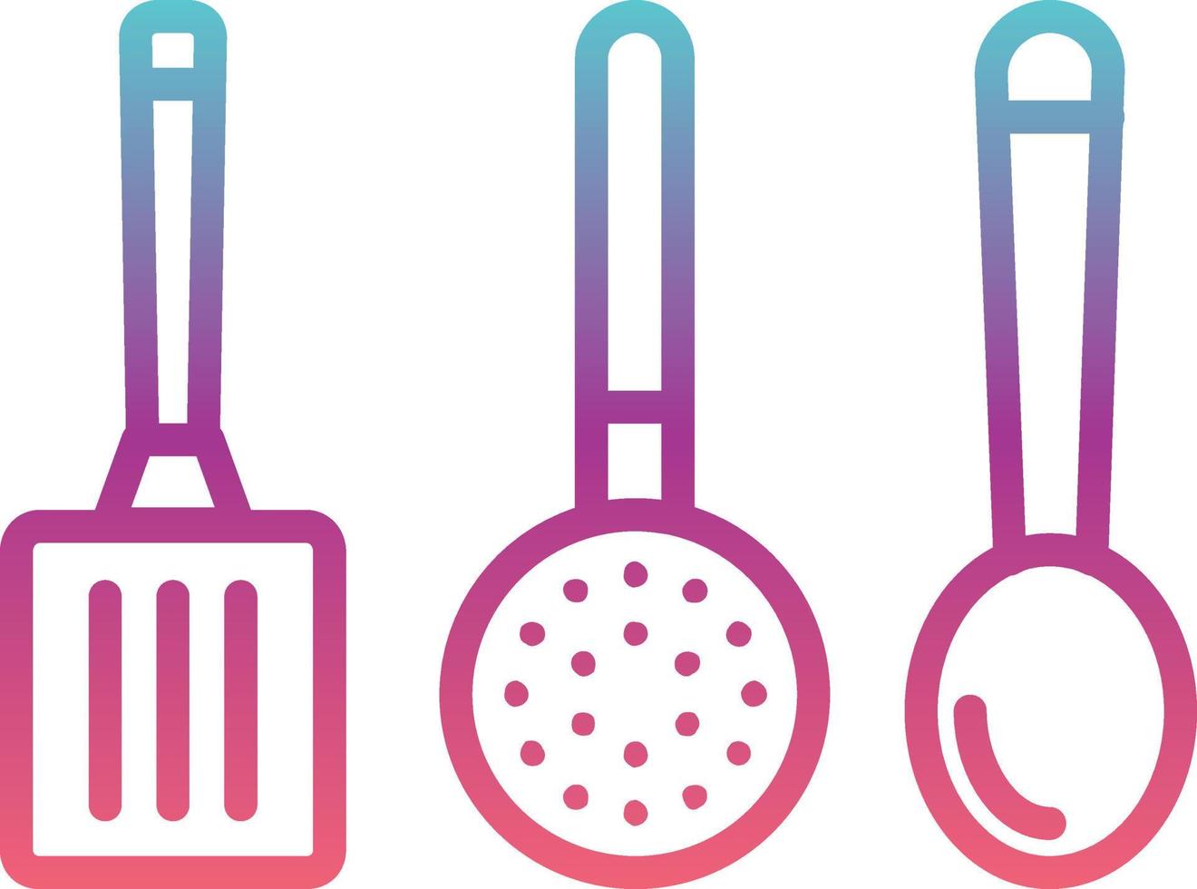Vektorsymbol für Küchenwerkzeuge vektor