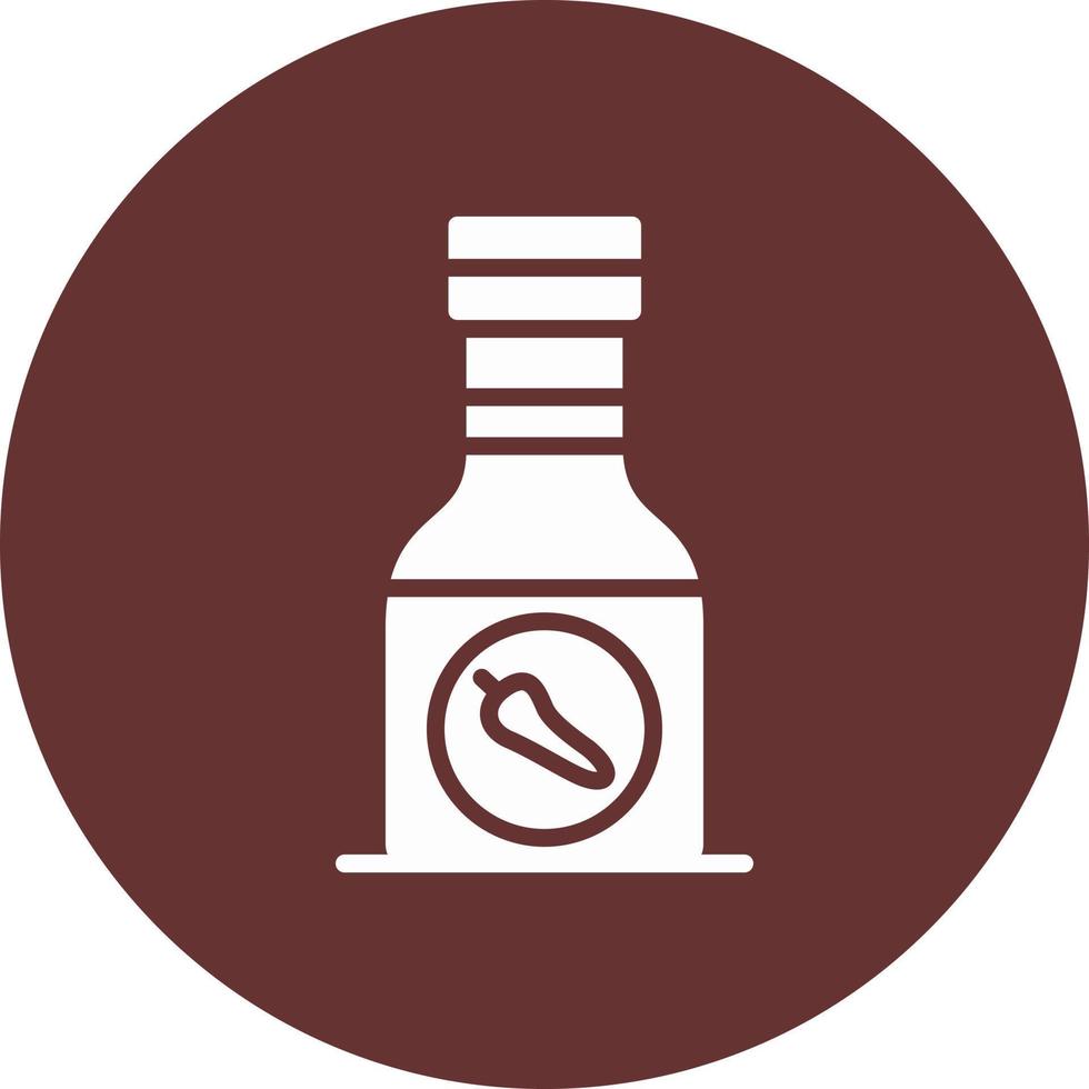 Vektorsymbol für Saucenflaschen vektor