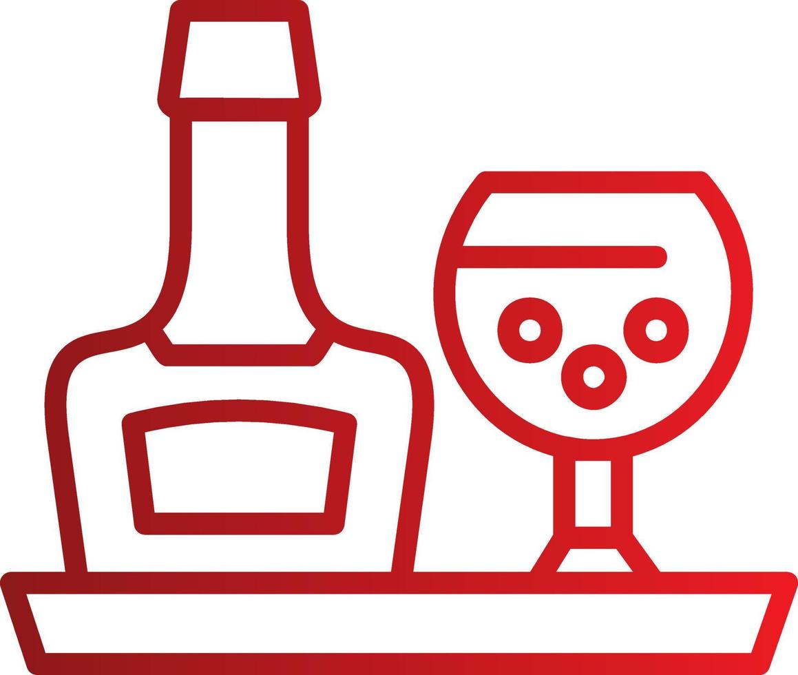 Alkohol-Vektor-Symbol vektor