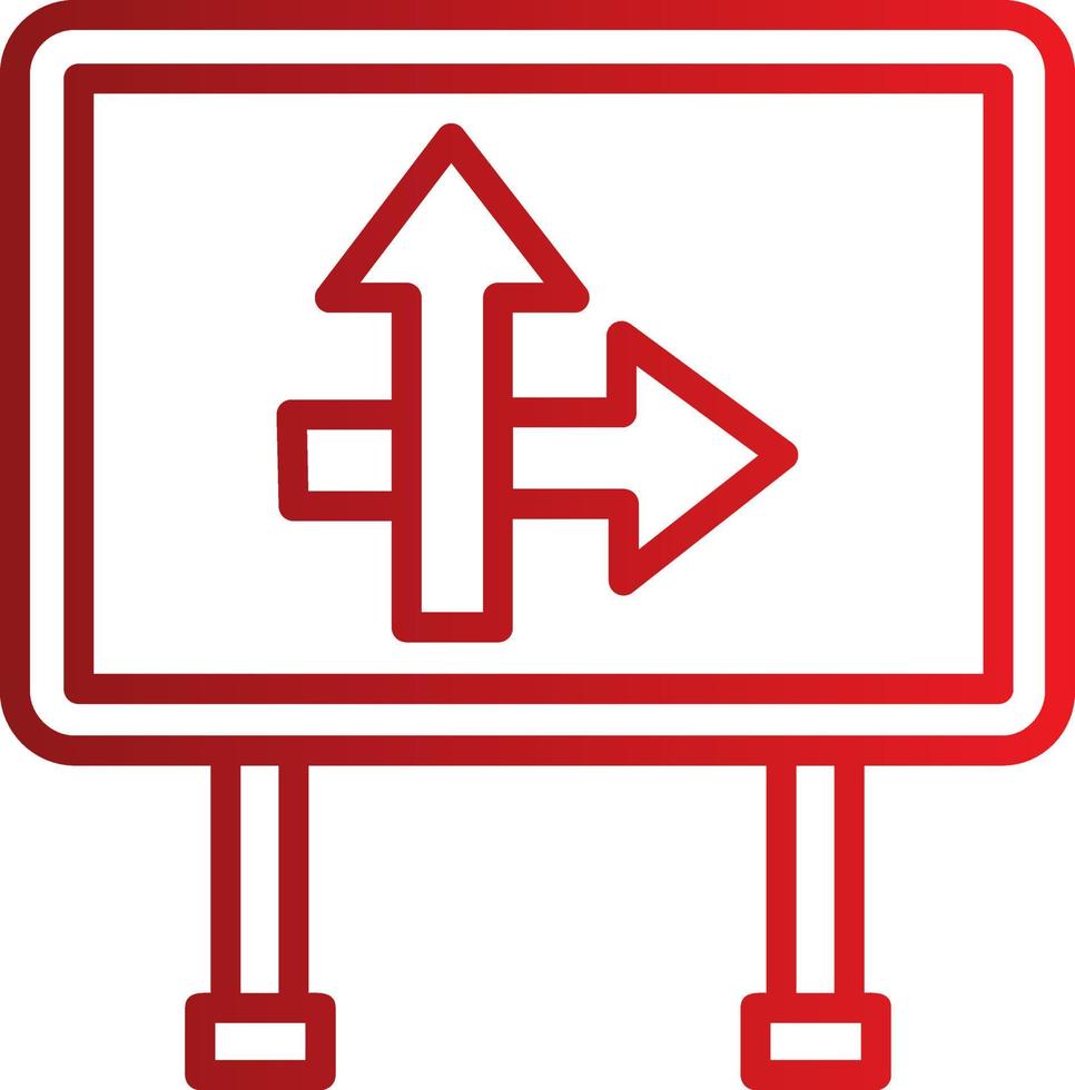 Straßenschild-Vektor-Symbol vektor