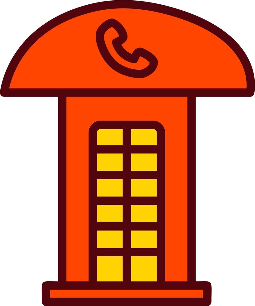 Symbol für den Vektor der Telefonzelle