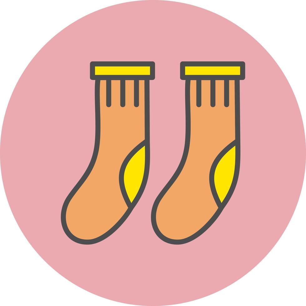 Socken-Vektor-Symbol vektor