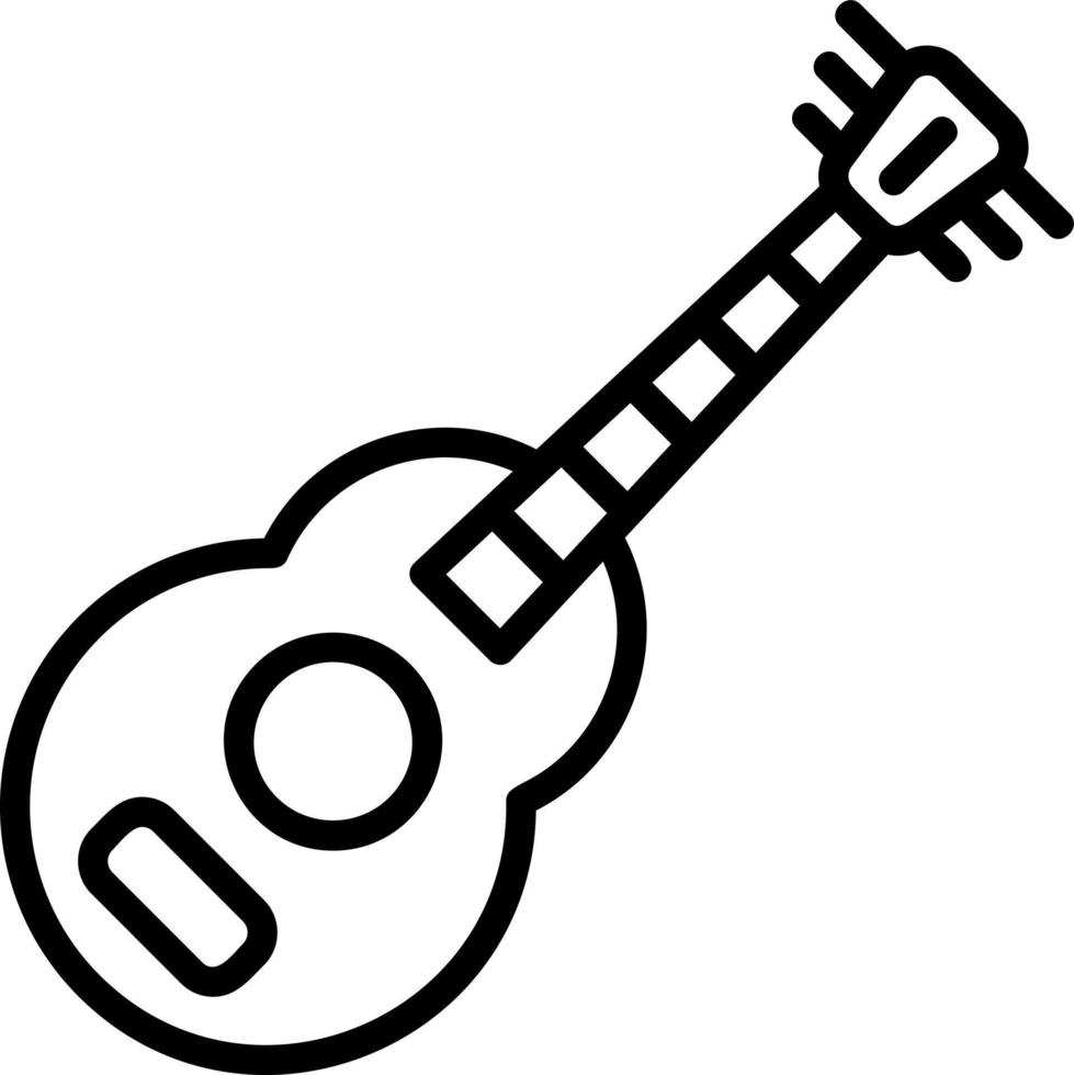 Gitarren-Vektor-Icon-Design vektor