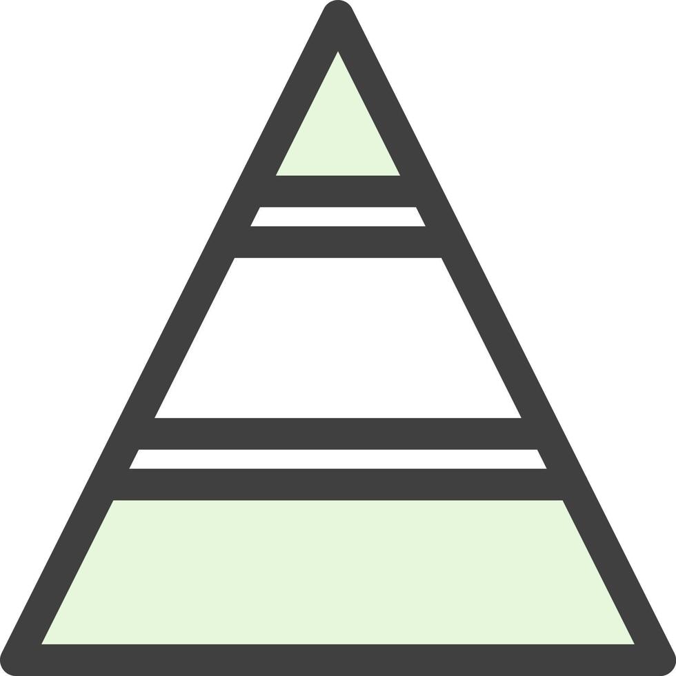 Pyramidenvektor-Icon-Design vektor