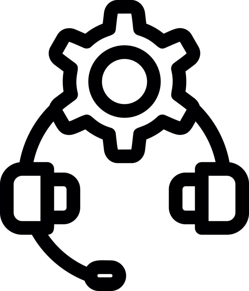 Stöd vektor ikon design