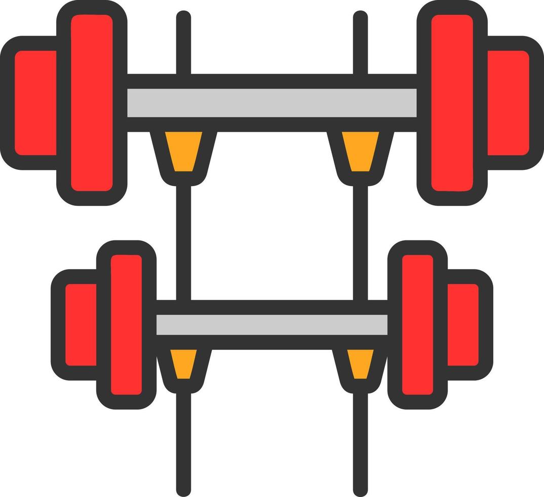 Fitnessstudio-Vektor-Icon-Design vektor