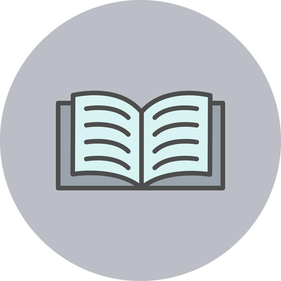 läsning bok vektor ikon