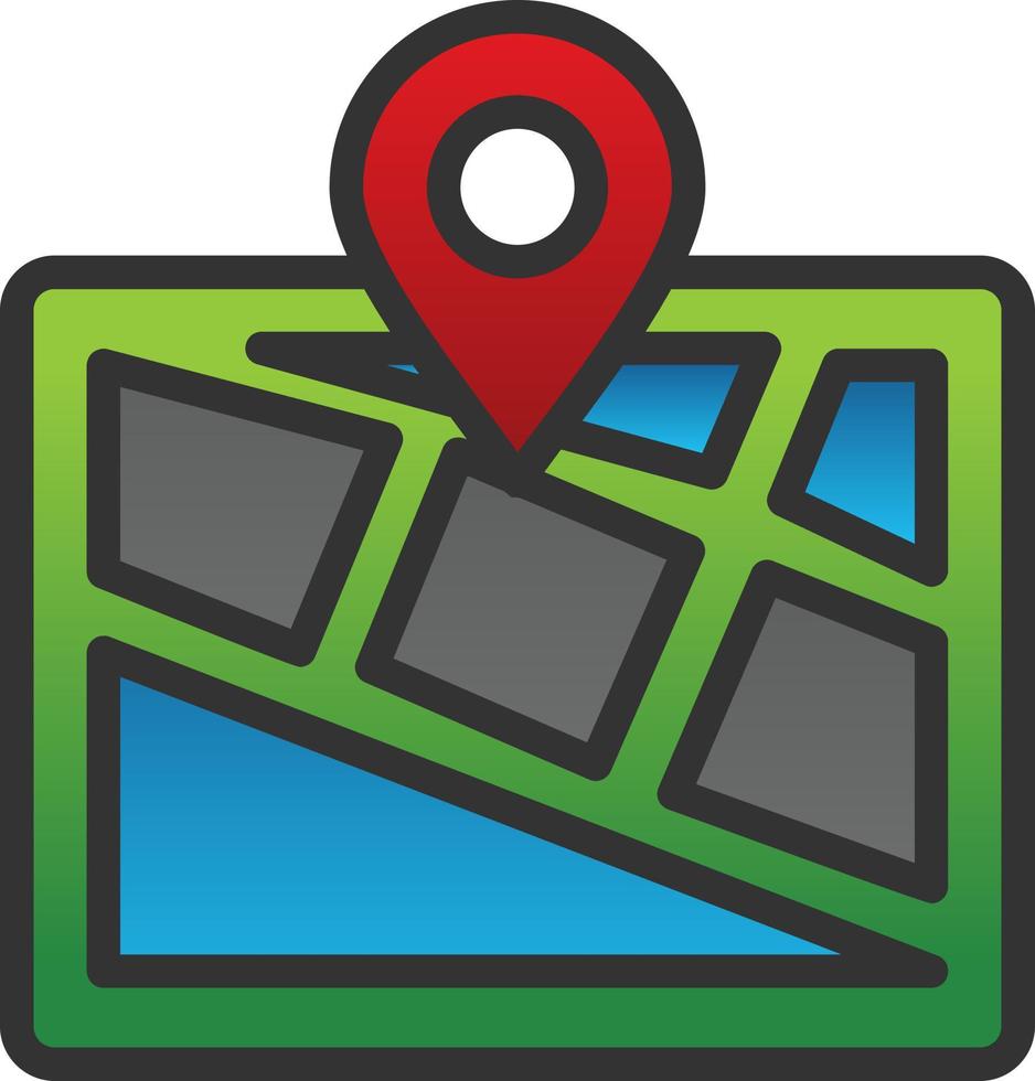 GPS-Vektor-Icon-Design vektor