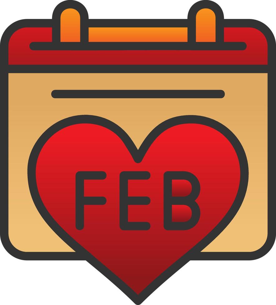 Valentinstag-Vektor-Icon-Design vektor