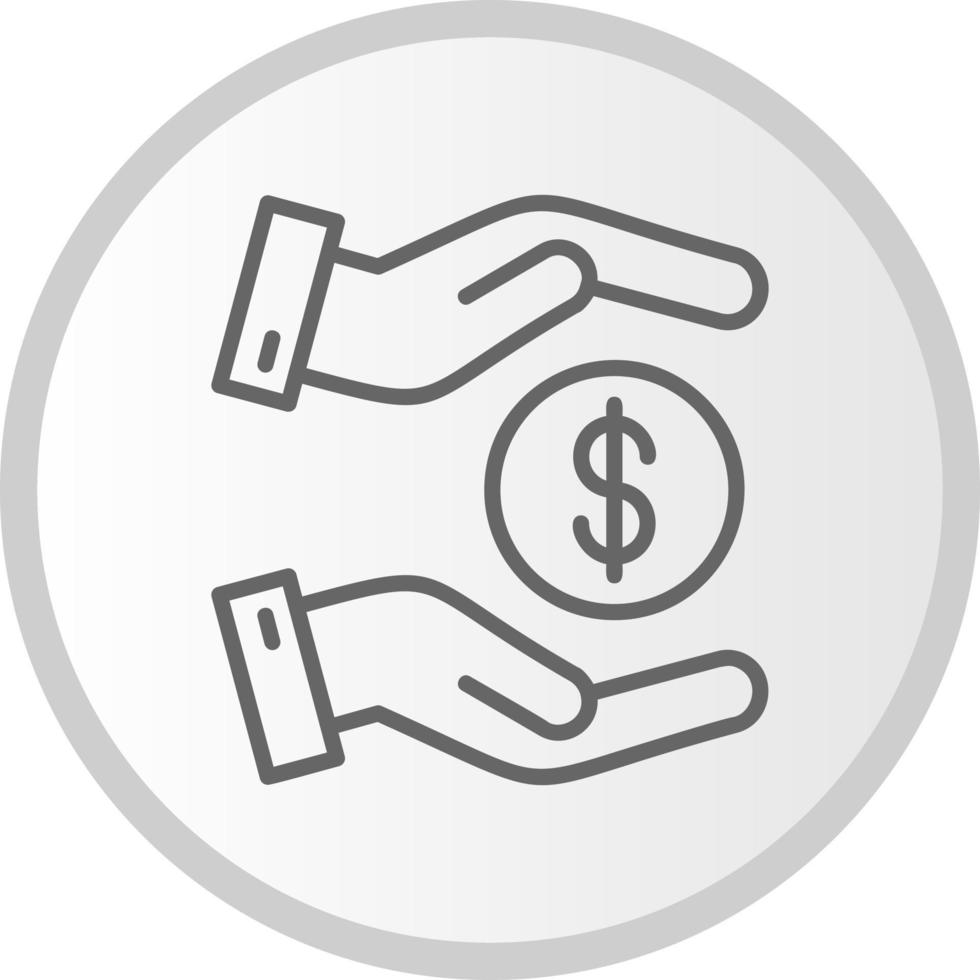 Sparen Sie Geld-Vektor-Symbol vektor