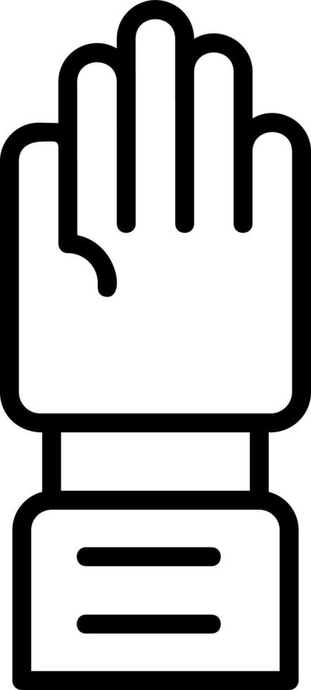 Hand-Vektor-Icon-Design heben vektor