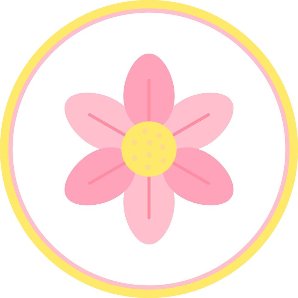 Kirschblüten-Vektor-Icon-Design vektor