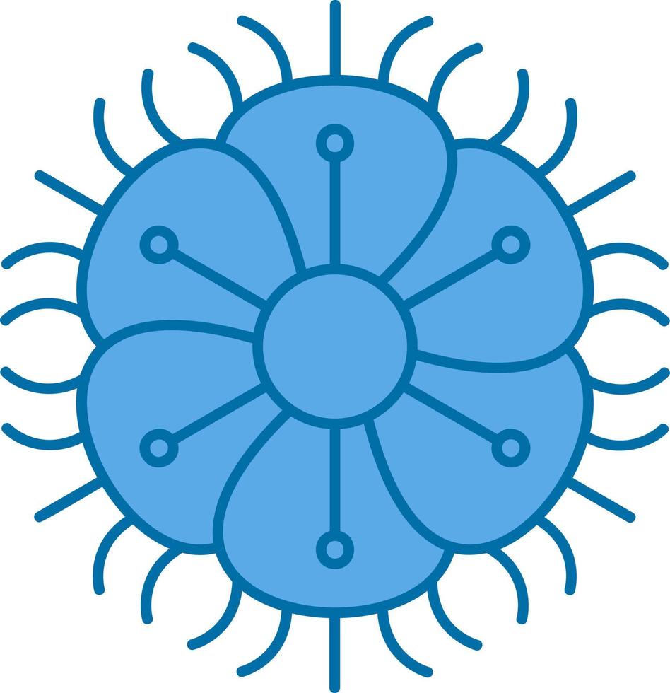 gesäumtes Dianthus-Vektor-Icon-Design vektor