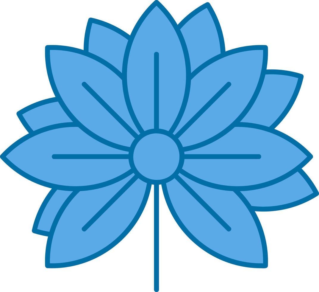 Lotusblumen-Vektor-Icon-Design vektor