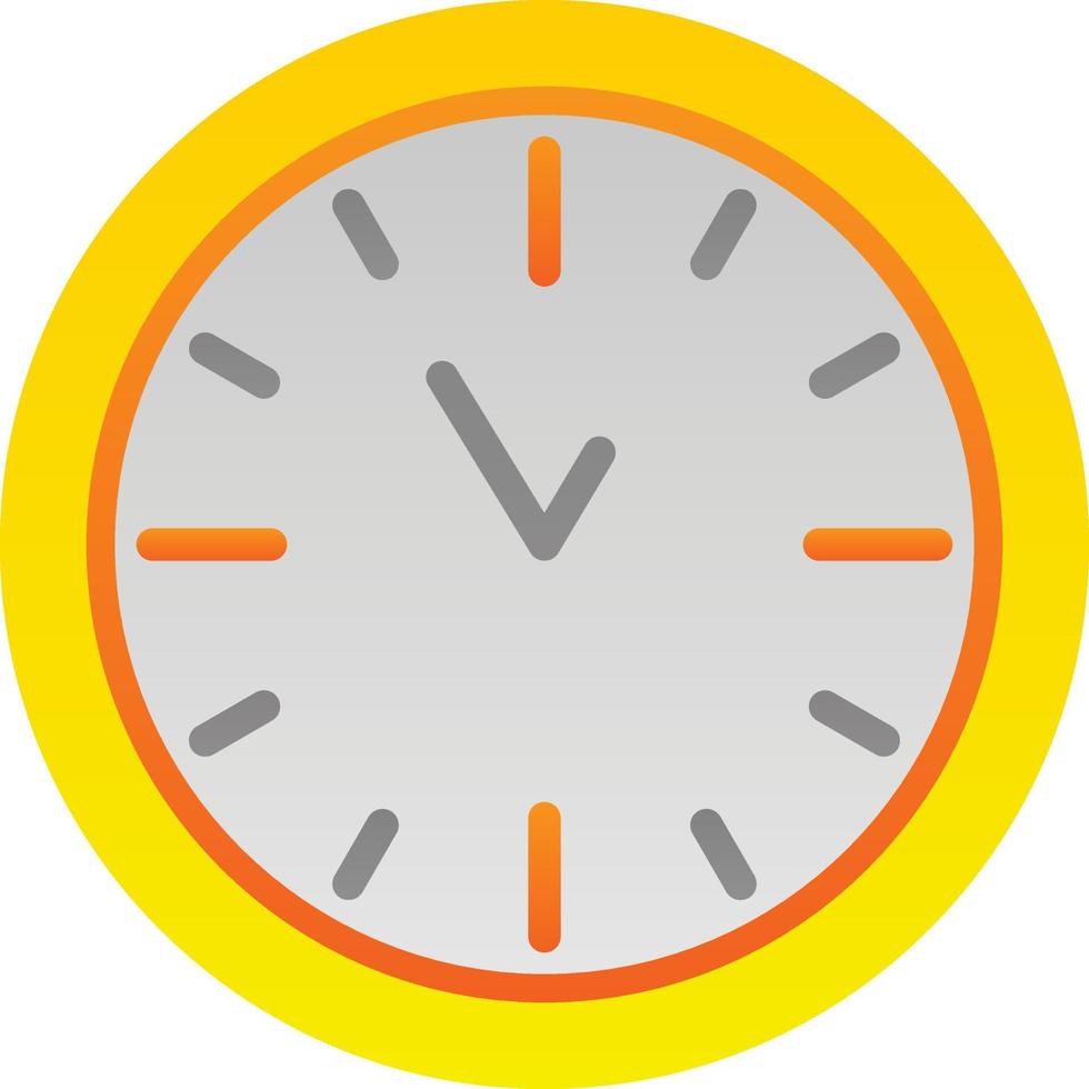 Wanduhr-Vektor-Icon-Design vektor