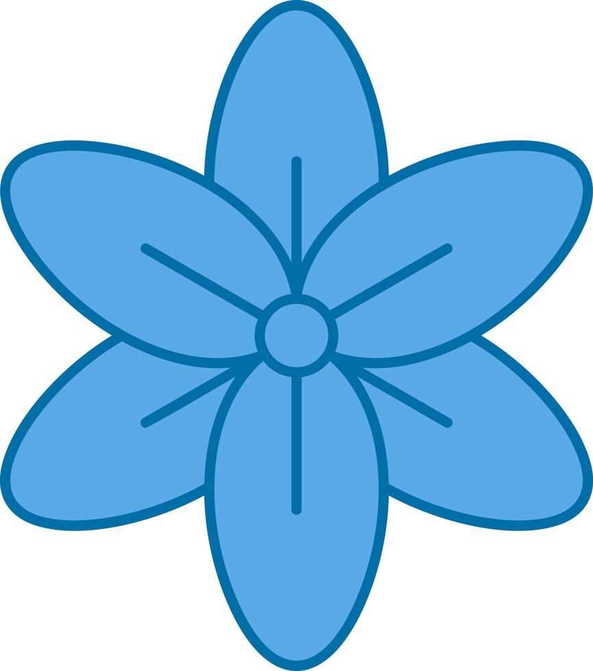 Delphinium-Vektor-Icon-Design vektor