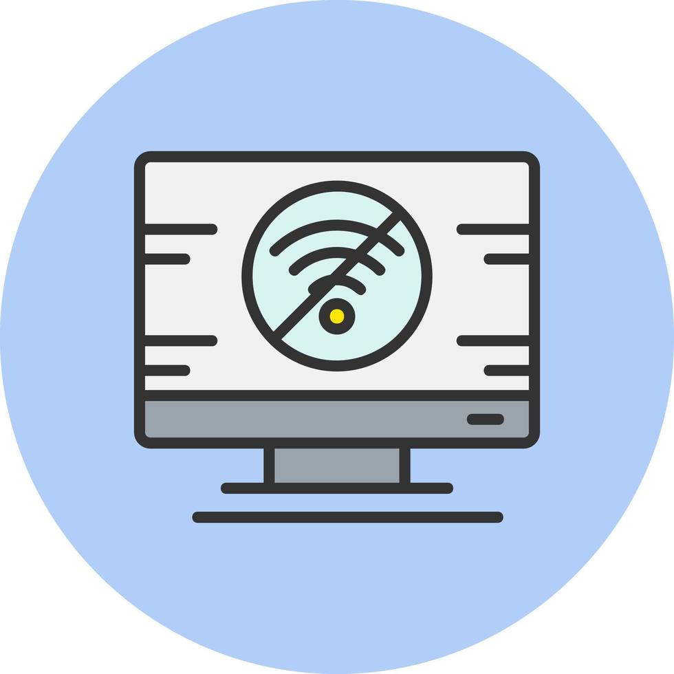 kein WLAN-Vektorsymbol vektor