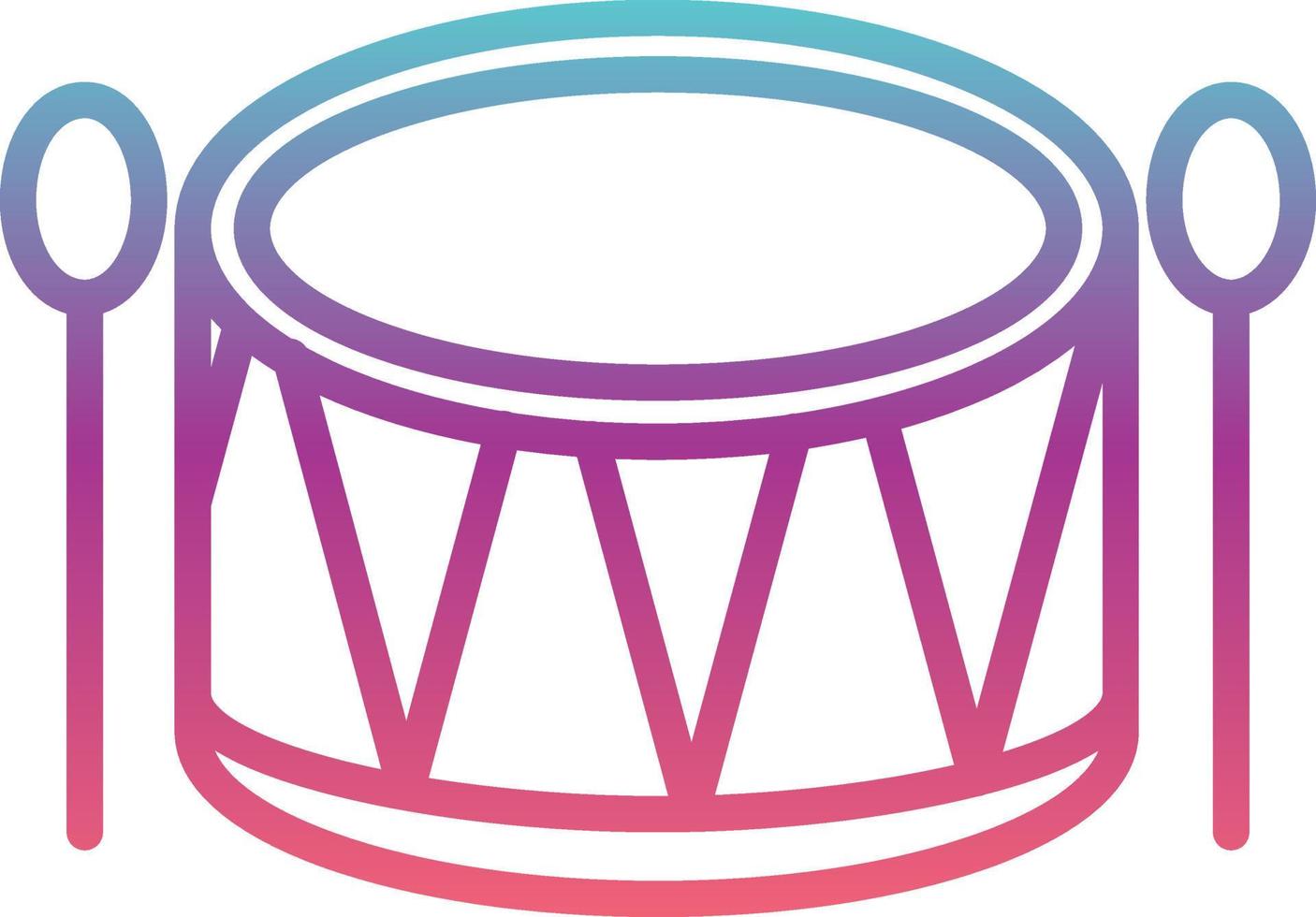 Schlagzeug-Vektor-Symbol vektor