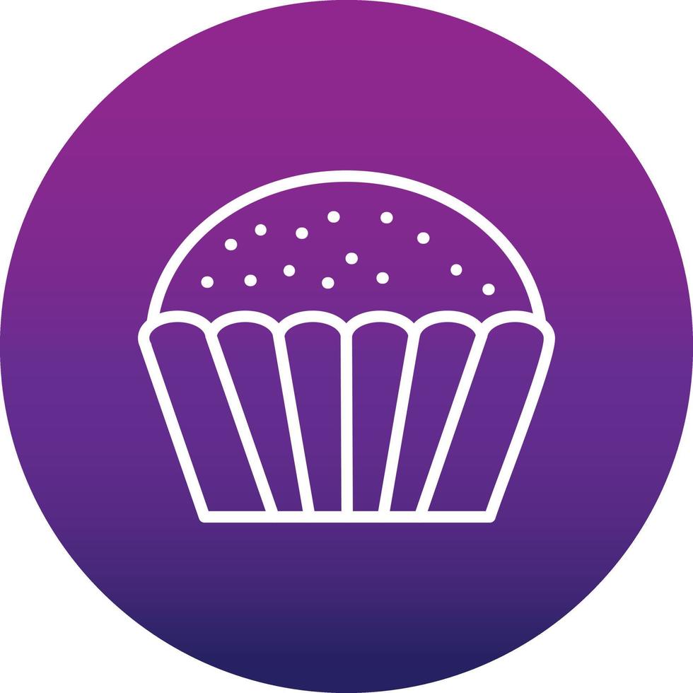 Muffin-Vektor-Symbol vektor