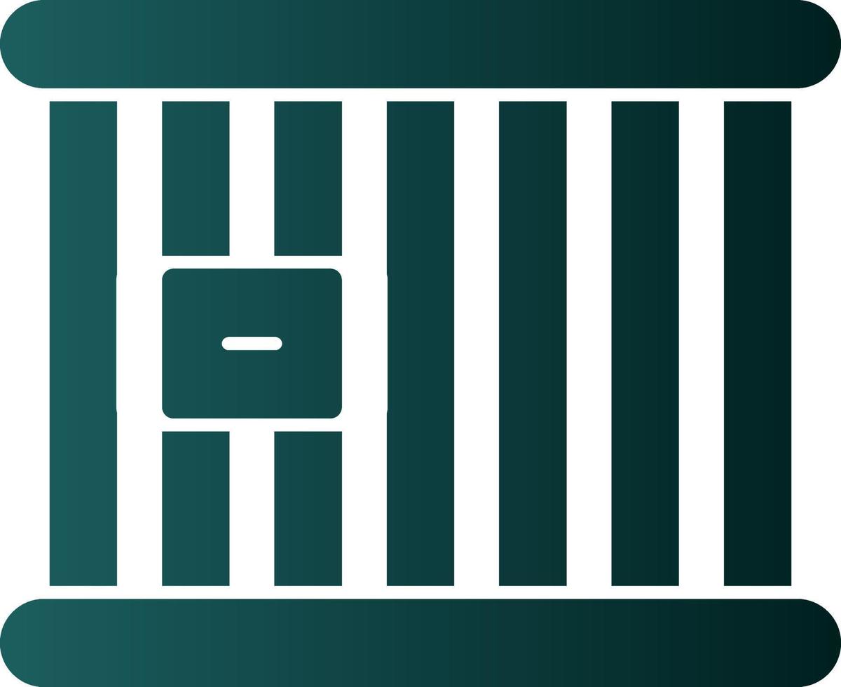Vektor-Icon-Design für Gefängniszellen vektor