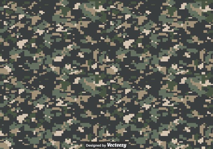 Digital Camouflage Vektor Textur