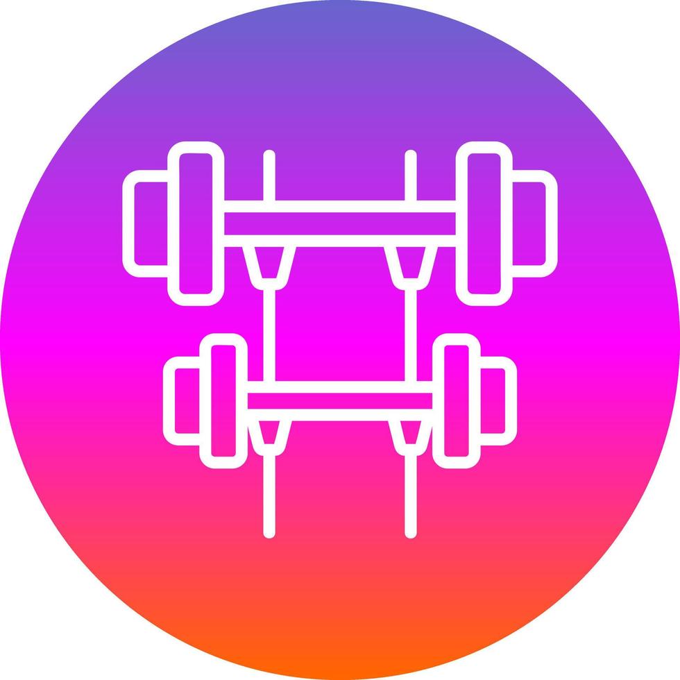 Fitnessstudio-Vektor-Icon-Design vektor