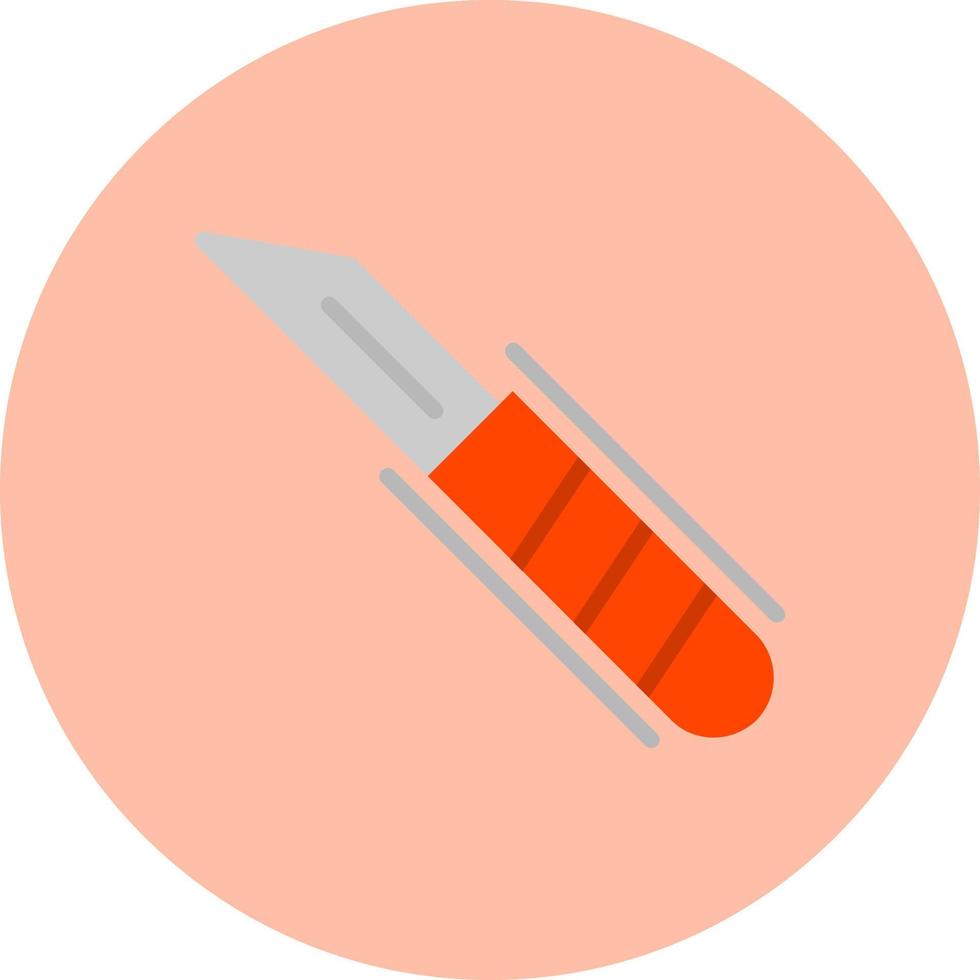 chirurgisches Messer-Vektor-Icon-Design vektor