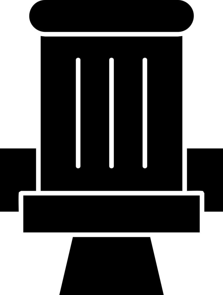 Sitzvektor-Icon-Design vektor
