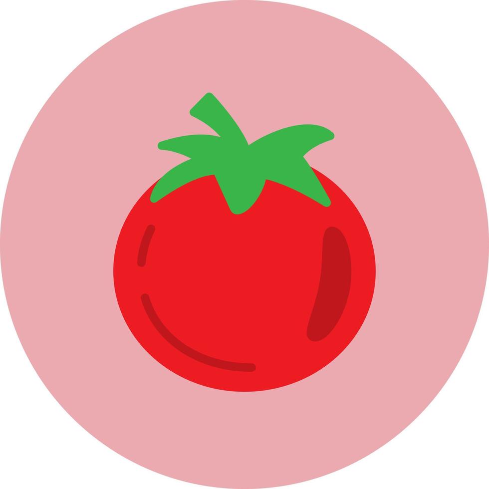 Symbol für Tomatenvektor vektor