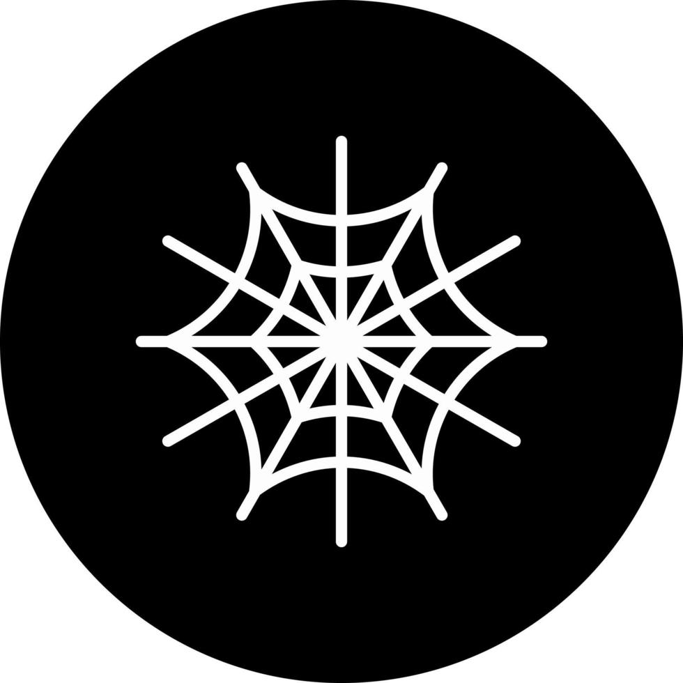 Spinnennetz-Vektorsymbol vektor