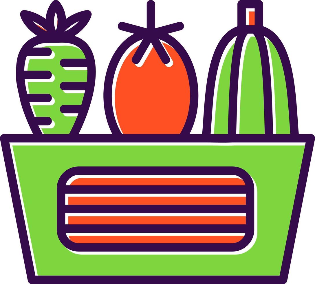 vegetabiliska vektor ikon design