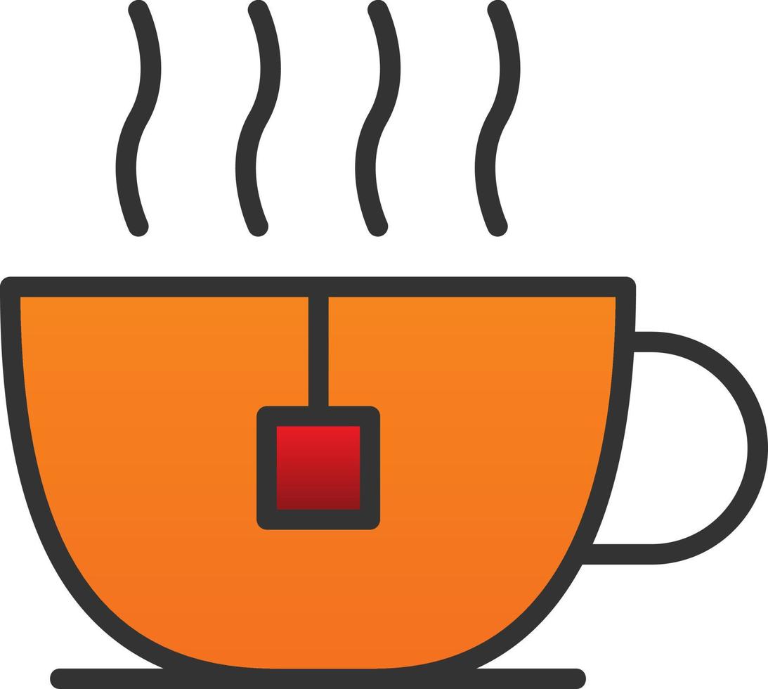 Tee Tasse Vektor Icon Design