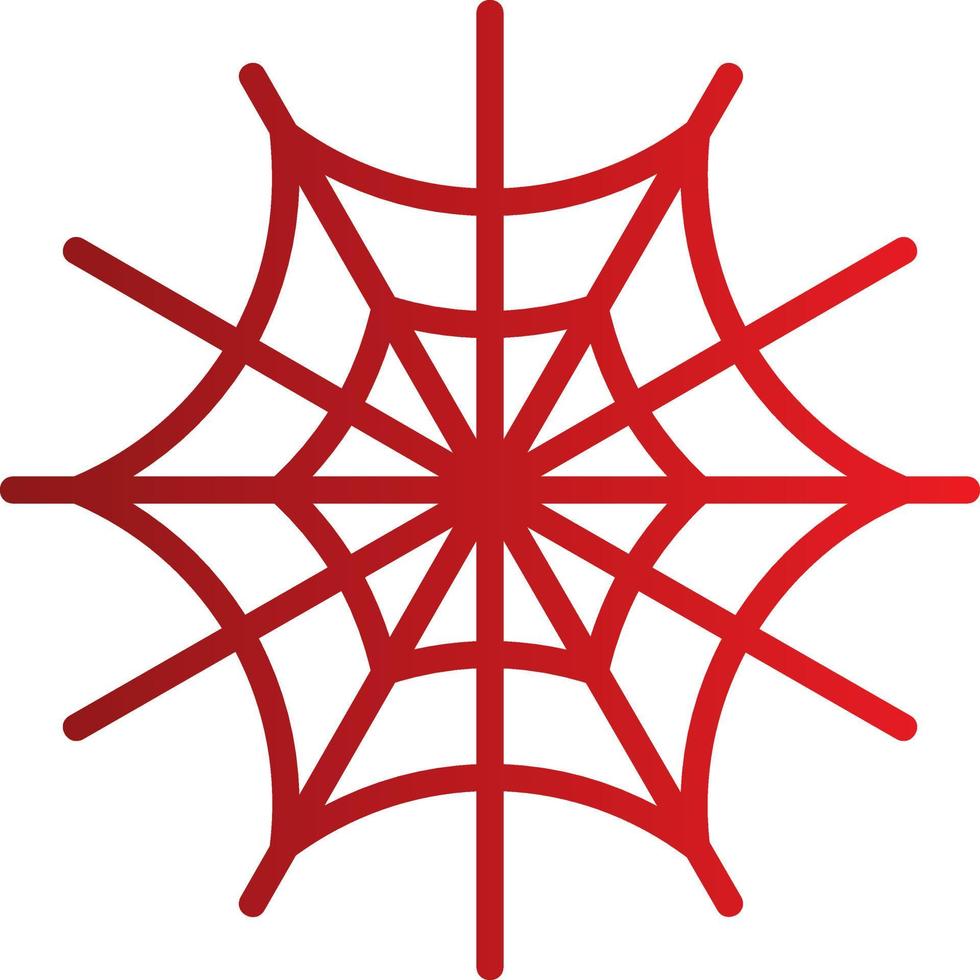 Spinnennetz-Vektorsymbol vektor