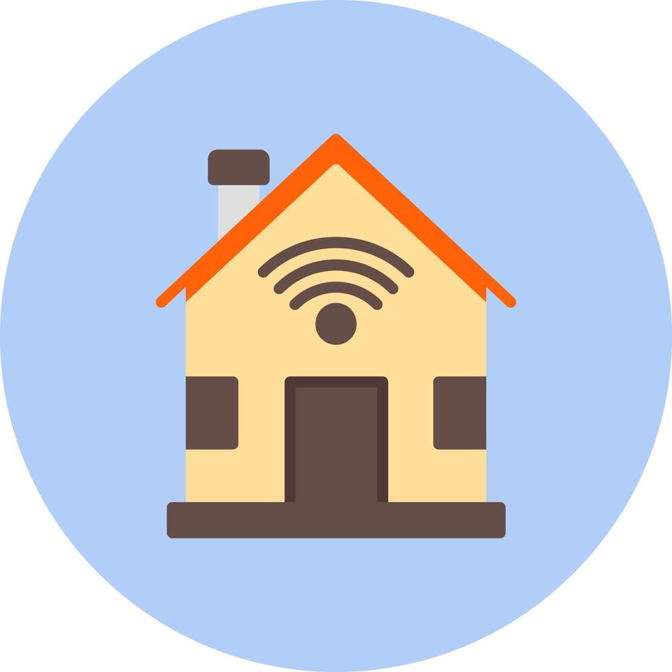 Smart-Home-Vektorsymbol vektor