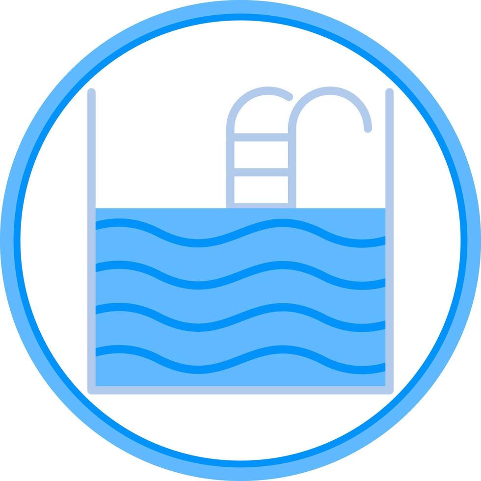 Pool-Vektor-Icon-Design vektor