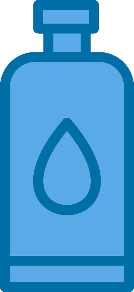 Wasserflaschen-Vektor-Icon-Design vektor