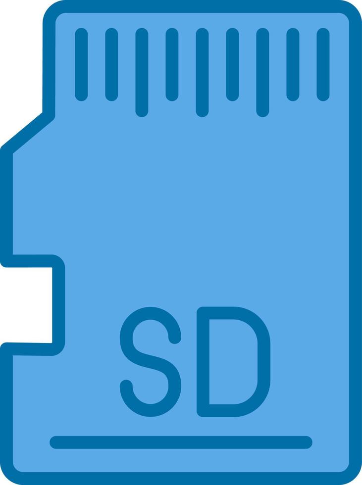 SD-Karten-Vektor-Icon-Design vektor