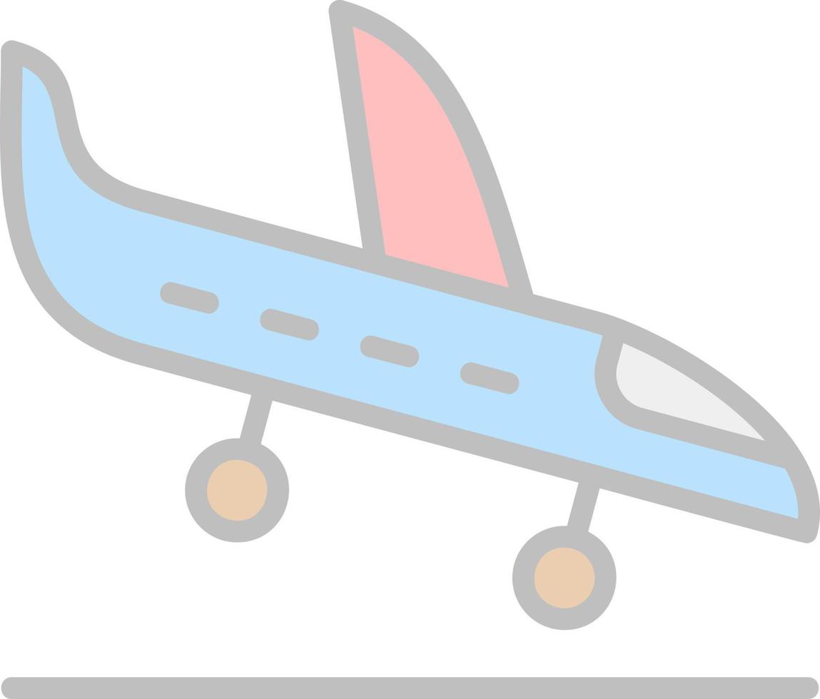 Landung Vektor-Icon-Design vektor