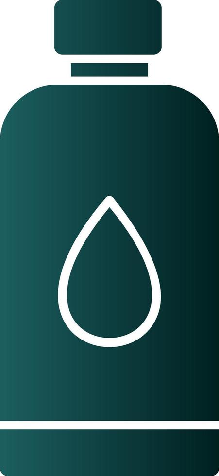 Wasserflaschen-Vektor-Icon-Design vektor