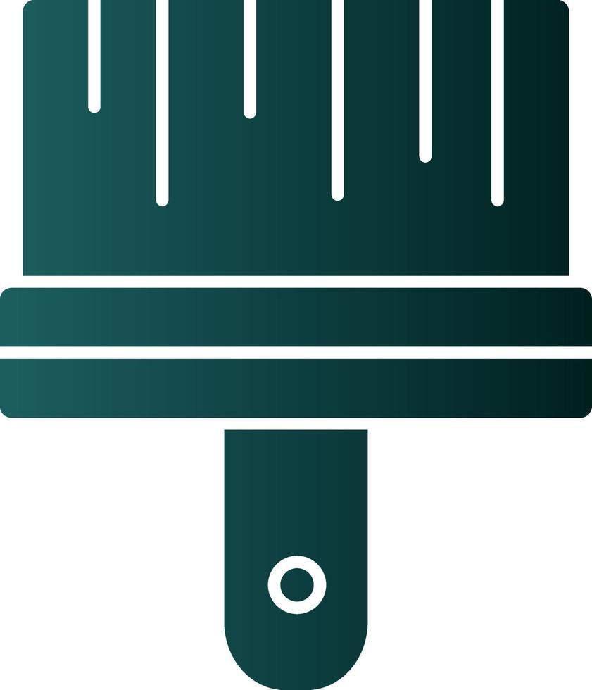 Pinsel-Vektor-Icon-Design vektor