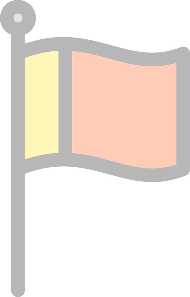 Flag-Vektor-Icon-Design vektor
