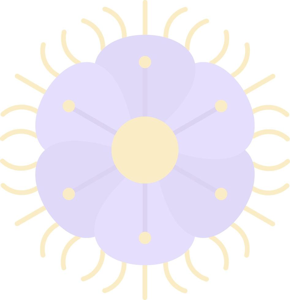 gesäumtes Dianthus-Vektor-Icon-Design vektor