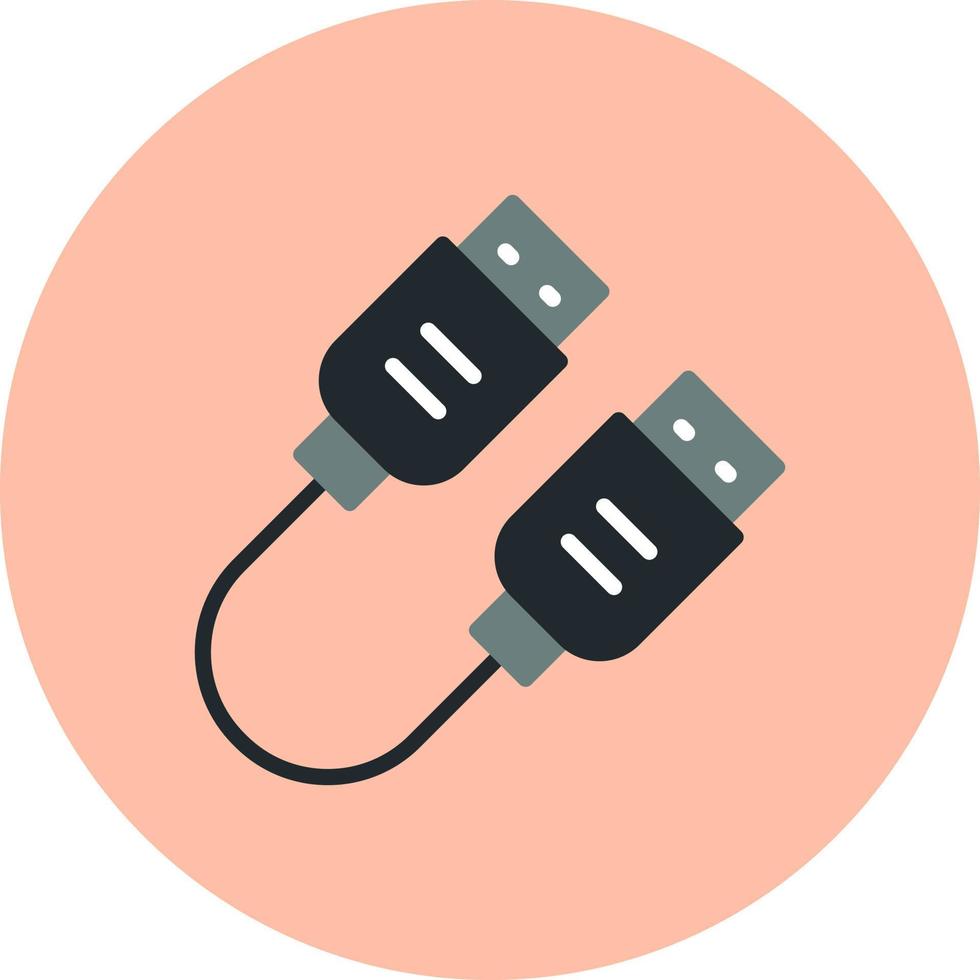 Vektorsymbol für USB-Stecker vektor